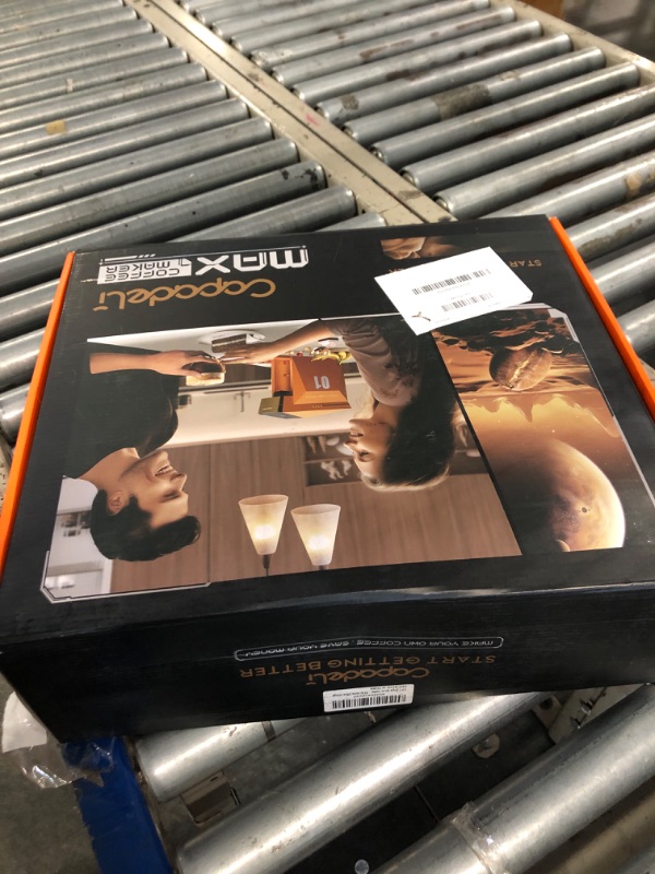 Photo 1 of 4 In 1 Single Server Coffee Maker, Mini Coffee Machine for Nespresso Original/K cups/Dolce Gusto Original/Ground Coffee, 19 Bar Espresso Machine Fit for Home Office, Orange