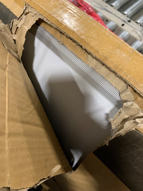 Photo 1 of **dented**VIZ-PRO Double-Sided Magnetic Mobile Whiteboard, 96 x 48 Inches, Rolling Dry Erase Board Easel Stand on Wheels with Aluminium Frame for School Office Home 8' x 4'
**missing legs**
