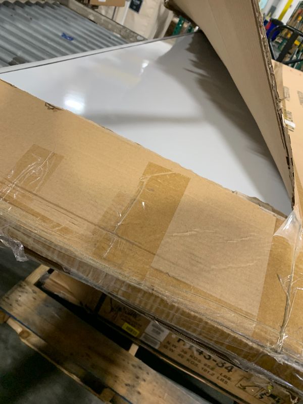 Photo 1 of **dented**VIZ-PRO Double-Sided Magnetic Mobile Whiteboard, 96 x 48 Inches, Rolling Dry Erase Board Easel Stand on Wheels with Aluminium Frame for School Office Home 8' x 4'
**missing legs**
