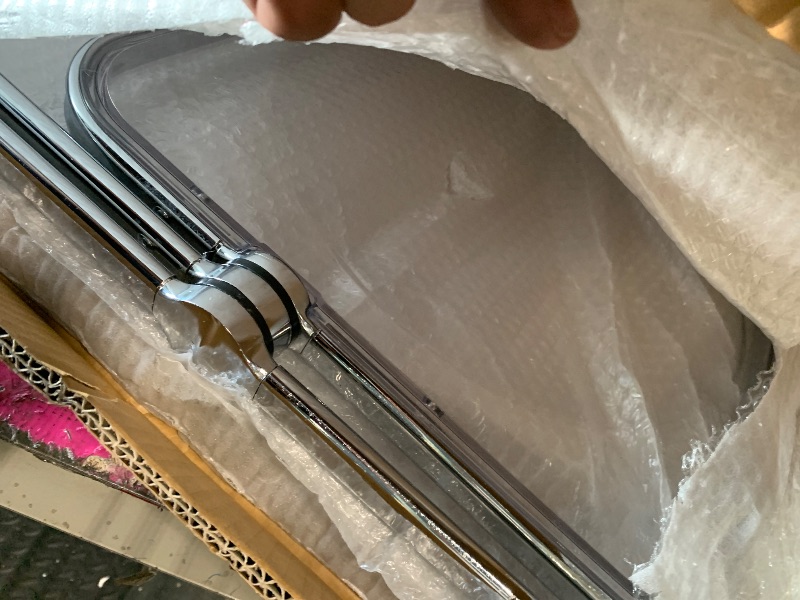 Photo 1 of ***MISSIONG CHAIRS***
Real Relax Acrylic Folding Chairs, Foldable & Stackable Clear Chairs with Metal Chrome Frame, Indoor and Outdoor, for Home, Office, Party & Events, Set of 2,Transparent