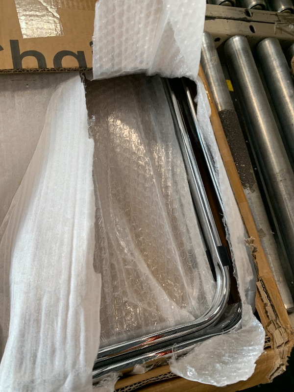 Photo 1 of ***ONLY TWO - PARTIAL SET***
Real Relax Acrylic Folding Chairs, Foldable & Stackable Clear Chairs with Metal Chrome Frame, Indoor and Outdoor, for Home, Office, Party & Events, Set of 6,Transparent