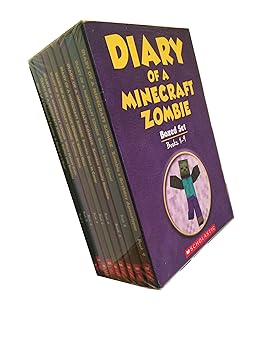 Photo 1 of ****SIMILAR***Worn edges**
Diary of a Minecraft Zombie Book Vol 1-9.    
