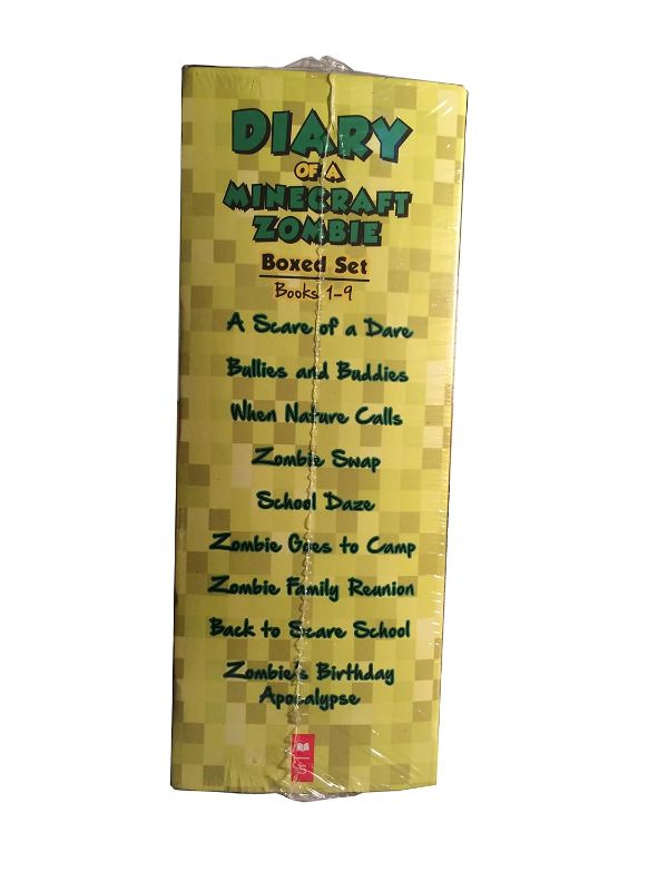 Photo 1 of ****SIMILAR***Worn edges**
Diary of a Minecraft Zombie Book Vol 1-9.    