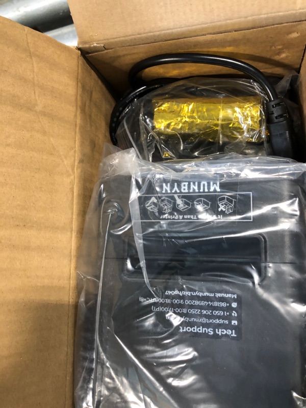 Photo 1 of MUNBYN WiFi Receipt Printer with USB Port, 80mm POS Printer Works with Mac Windows Chromebook Linux Cash Drawer, ESC/POS (P047 WiFi), Do Not Support Square Paypal Zettle Shopify Kyte Bluetooth