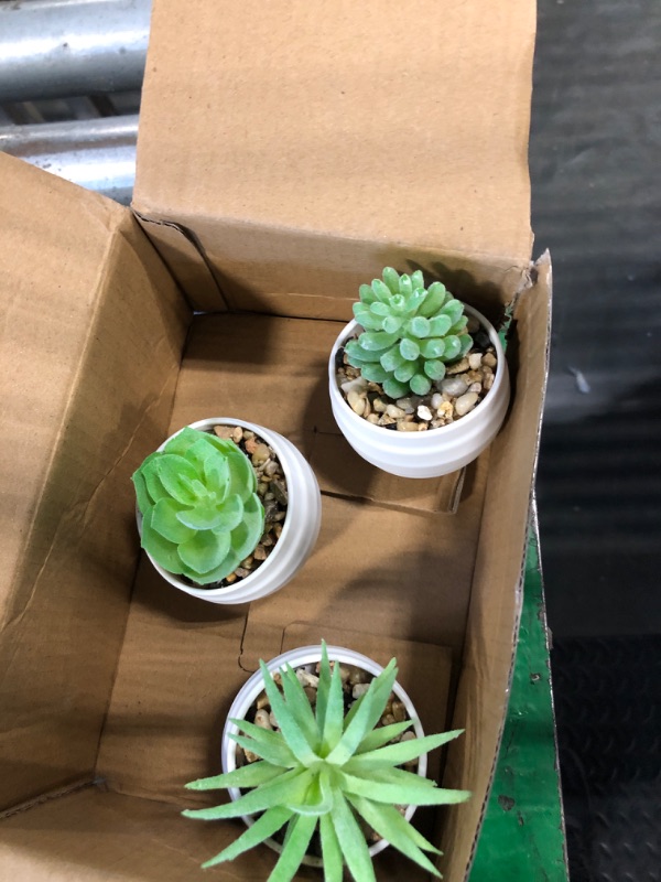 Photo 1 of *****ONLY 3****
Der Rose 6 Pack Fake Plants Small Realistic Succulents Plants Artificial for Home Room Decor Indoor