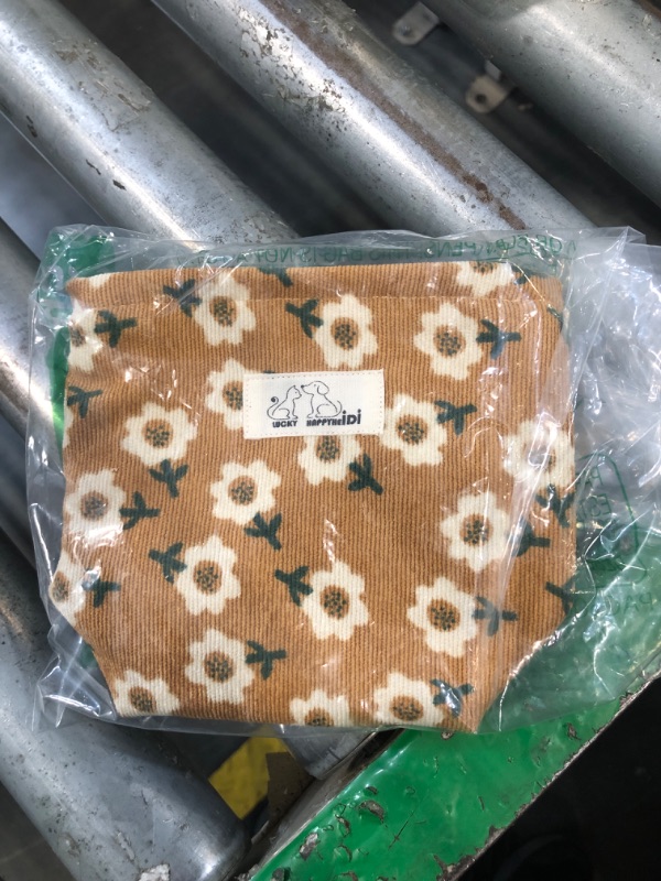 Photo 1 of ****ONLY ONE****

HAPPYHEIDI Floral Makeup Bag Set 3 Cosmetic Toiletry Organizer Zipper Pouch for Purse Tote, Women Girls Gift, Large Medium Small, Kihaki Brown Corduroy