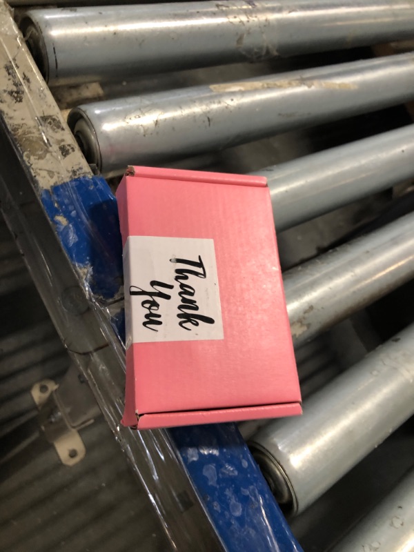 Photo 1 of [GLORS] Short Square Press On Nails, Nude Pink with Rose Gold Foil and Pearl Accents, 10 Pieces (Small, SS)