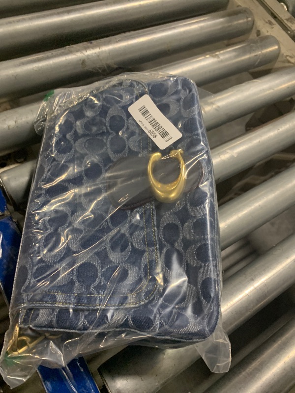 Photo 1 of **CLASP IS MISSING** Coach Soft Tabby, Indigo Midnight Navy Multi