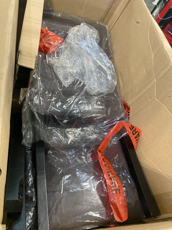 Photo 1 of *** ONE OF THE CHAIRS HAS  A BROKEN LEG*** FDW Dining Chairs Set of 4, Dining Room Chairs Kitchen Chairs,Side PU Cushion Chairs with Waterproof Surface and Wood Legs,for Kitchen Restaurant and Living Room,Leather Brown