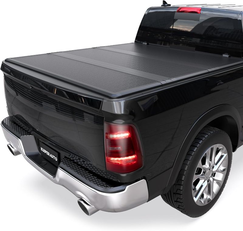 Photo 1 of **FACTORY SEALED** SOLD AS IS, NO REFUND/RETURN**
FRP Hard Trifold Truck Bed Tonneau Cover Fleetside Compatible with 2009-2024 Dodge Ram 1500 (Inclu. 2019-2023 Classic & 2019-2025 New Body Style) 5.6FT Bed Cover (w/o Ram Box)