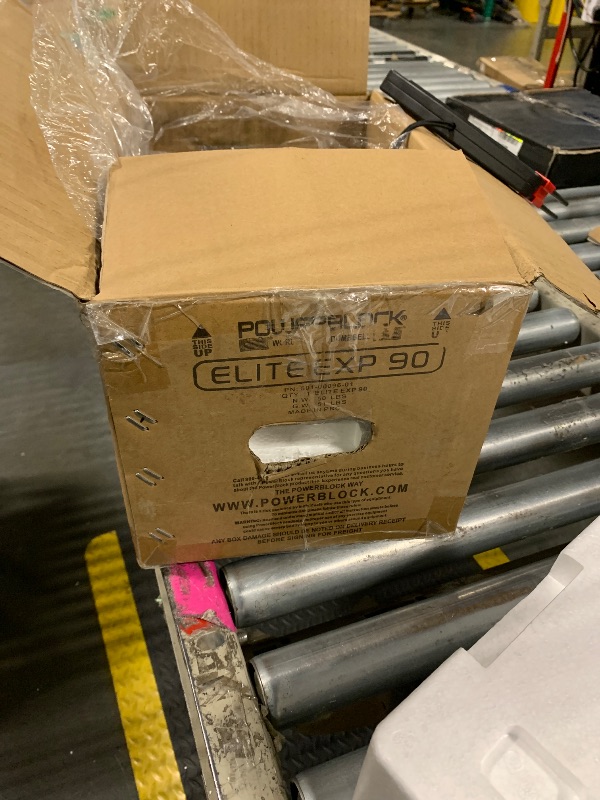 Photo 1 of ** ONLY ONE*/*
PowerBlock Elite EXP Adjustable Dumbbells, Sold in Pairs, Stage 1, 5-50 lb. Dumbbells, Durable Steel Build, Innovative Workout Equipment, All-in-One Dumbbells, Expandable with Expansion Kits