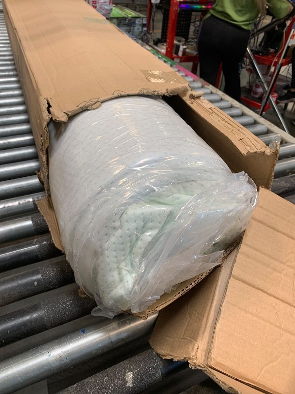 Photo 1 of **FACTORY SEALED** SOLD AS IS, NO REFUND/RETURN**
ZINUS 12 Inch Queen Green Tea Memory Foam Mattress [New Version], Fiberglass free, Medium Firm Feel, Zoned Pressure Relief, Certified Safe Foams & Fabric, Mattress in A Box