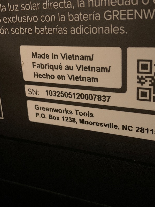 Photo 1 of ** UNABLE TO TEST BATTERY IS NOT CHARGED**
Greenworks 80V 21" Brushless Cordless (Self-Propelled) Lawn Mower (75+ Compatible Tools), 4.0Ah Battery and 60 Minute Rapid Charger Included