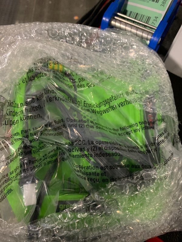 Photo 1 of ** UNABLE TO TEST BATTERY IS NOT CHARGED**
Greenworks 80V 21" Brushless Cordless (Self-Propelled) Lawn Mower (75+ Compatible Tools), 4.0Ah Battery and 60 Minute Rapid Charger Included