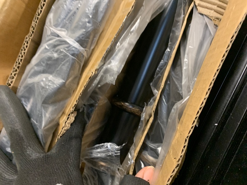 Photo 1 of ** LOOSE HARDWARE*
Jocoevol Bunk Bed Twin Over Twin, Heavy Duty Metal Bunkbeds with Ladder and Full-Length Guardrail, Convertible into 2 Individual Beds for Kids, Teens and Adults, Under-Bed Storage Space, Black