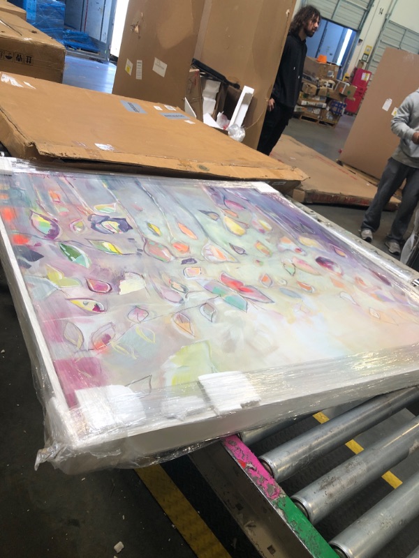 Photo 1 of *****BRAND NEW ITEM**** Oliver Gal Framed Canvas Print 'Michaela Nessim - Butterfly Dance' Abstract Art