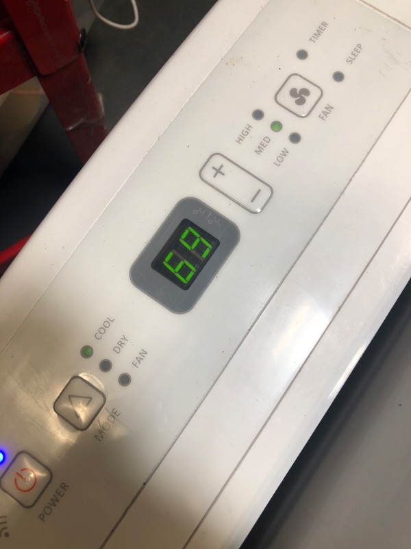 Photo 1 of ******TURNS ON PERFECTLY***** DONT HAVE CONTROL Mora Mora by Hisense Smart 7,000 BTU (DOE), 10,300 BTU (ASHRAE), 300 SF Portable AC, 3 Operating Modes (Cool, Dry, Fan), Remote and Window Vent Installation Kit Included, Goole Home & Alexa Support