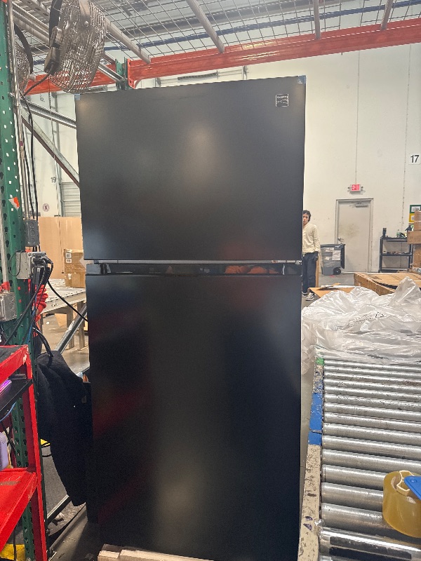 Photo 1 of *****BRAND NEW ITEM***** Kenmore 30 in. 18.2 cu. ft. Capacity Refrigerator/Freezer Adjustable Glass Shelving, Humidity Control Crispers, Gallon Door Bins, Black