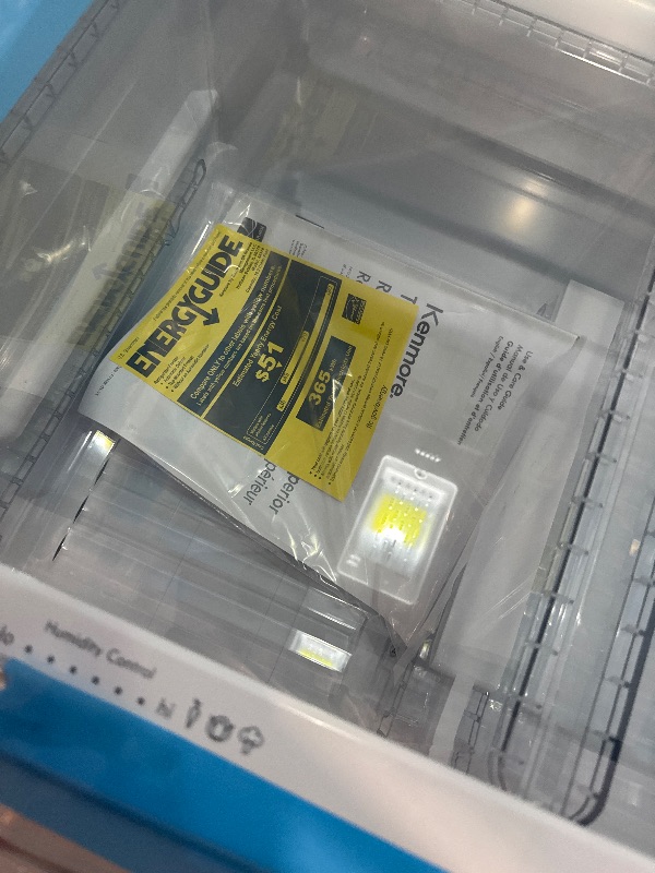 Photo 1 of *****BRAND NEW ITEM***** Kenmore 30 in. 18.2 cu. ft. Capacity Refrigerator/Freezer Adjustable Glass Shelving, Humidity Control Crispers, Gallon Door Bins, Black