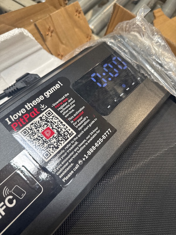 Photo 1 of **** TURNS ON PERFECTLY***** SupeRun Walking Pad, Under Desk Treadmill for Home Office, LED Display, 2.5 HP Quiet Walking Jogging Machine?No-Assembly Walking pad Treadmill with APP and Remote Control, 250 lbs Capacity