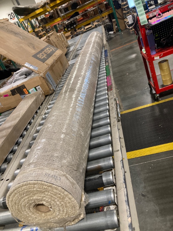 Photo 1 of ******FACTORY SEALED******** Loloi Chris Loves Julia Briggs Collection, Wheat & Ivory, 8'-6" x 11'-6" Area Rug – Minimal Gritted Design Area Rugs for Living Room Bedroom Entryway & Hallway No Shed High Traffic Home Decor Rug