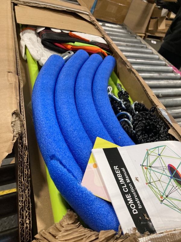 Photo 1 of *********BRAND NEW ITEM******** Hapfan 10 ft Climbing Dome Swing Set with Saucer Swing, Jungle Gym for Kids Outdoor Backyard, Supports 800lbs, Easy Asssembly, Rust-Resistant Outdoor Playset for Ages 3-8 8-12