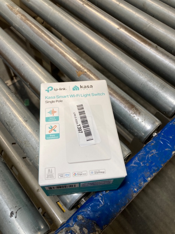 Photo 1 of Kasa Smart Light Switch HS200, Single Pole, Needs Neutral Wire, 2.4GHz Wi-Fi Light Switch Works with Google Home, UL Certified, No Hub Required, White