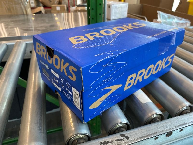 Photo 1 of *Major Damaged* Brooks Men’s Adrenaline GTS 24 Supportive Running Shoe - Alloy/White/Gold Fusion - 9.5 Medium