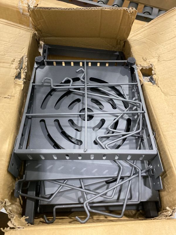 Photo 1 of *Minor Damaged*
Thetchry Pots and Pans Organizer, Heavy Duty Pot Racks, 7 Tiers Adjustable Pot Holder Kitchen Cabinet Organizer for Pots, Pans and Lids With 3 DIY Methods, Grey