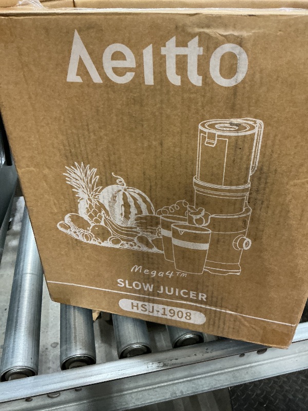 Photo 1 of *Untested*
Aeitto Juicer Machines,Cold Press Juicer with Large Feed Chute, Fits Whole Vegetables and Fruits, Professional Juice Maker, Easy to Assemble, Easy to Clean, High Juice Yield