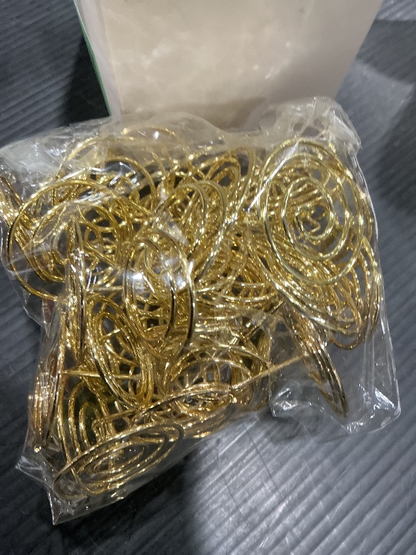Photo 1 of 26Pcs Table Number Holders, Place Card Holders, Wire Picture Holders, Small Table Card Holders, Photo Holders for Centerpieces, Wedding Reception, Party, Birthday (Gold)