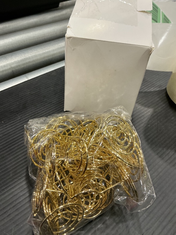 Photo 1 of 26Pcs Table Number Holders, Place Card Holders, Wire Picture Holders, Small Table Card Holders, Photo Holders for Centerpieces, Wedding Reception, Party, Birthday (Gold)