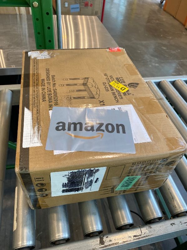 Photo 1 of *Untested*
LUE BONA Upholstered Fabric Vanity Bench Seat, Makeup Stools for Vanity, Square Tufted Ottoman Bench with Carved Wood Color Legs for Bedroom Living Room, Wheat Color