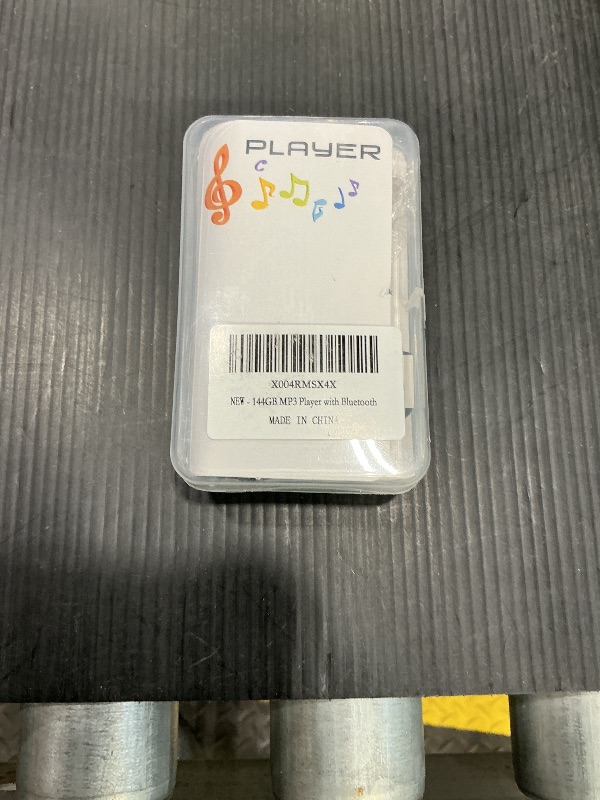 Photo 1 of 144GB MP3 Player, Bluetooth 5.2 Music Player, HiFi Sound Digital Music, Built-in HD Speaker, FM Radio, Voice Recorder, Earphones Included, Mp3 Player for Friends, Kids, Students, Seniors (Black)