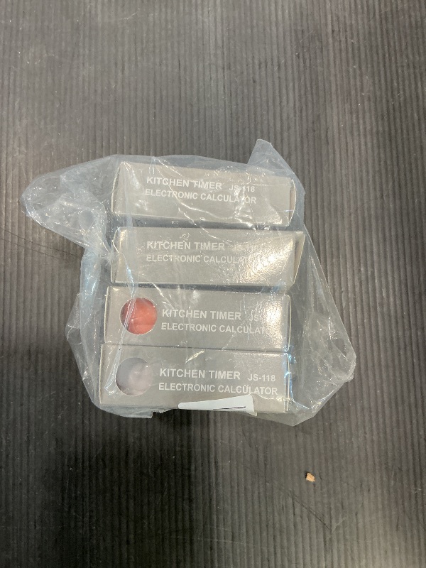 Photo 1 of 4-Piece Multi-Function Digital Timers with Visual Display for Kids, Ideal for Kitchen Cooking, Egg Timer, Classroom Use, Study, Work, and Exercise Training – Batteries Not Included