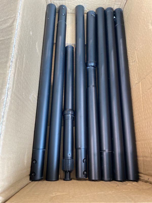 Photo 1 of ***MAJOR DAMAGE*** cutefafa Rustproof Corner Shower Caddy Tension Pole, 4 Large Baskets for Bathtub Shampoo Storage Organizer Bathroom Height Adjustable Shelves from 23.6 to 114.5 Inch with Towel Bar