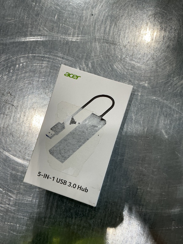 Photo 1 of Acer USB Hub 4 Ports, Multiple USB 3.0 Hub, USBA Splitter for Laptop with Type C Power Port, Extender for A Port Laptop, PC, Desktop and More (2ft)