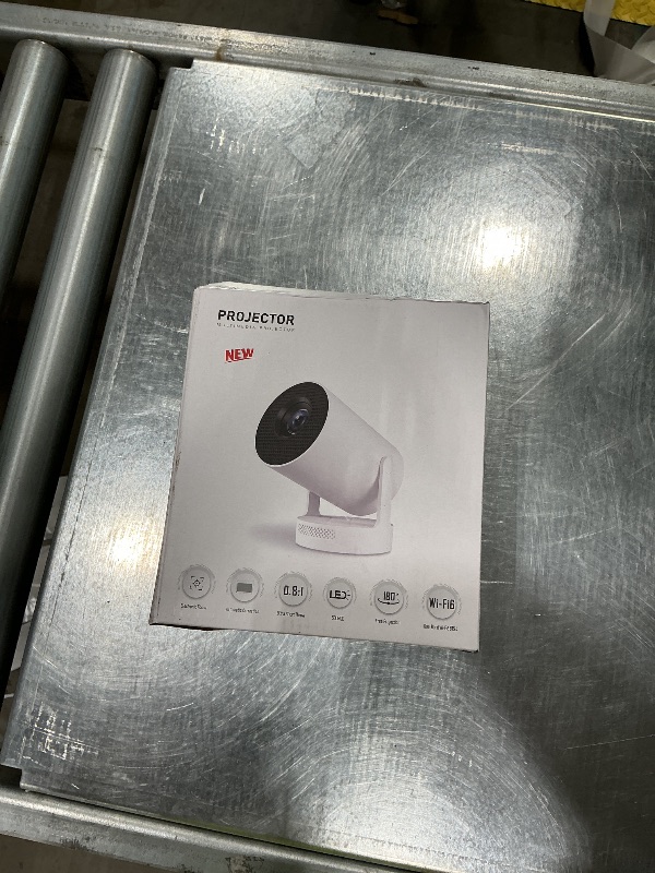 Photo 1 of ?Electric Focus?Mini Portable Projector with 4K Support, Bluetooth 5.4 WIFI6, 5watt Sound Base Speaker, 260 ANSI, Android 11, 210° Rotation , Auto Keystone Correction Video Projector HY300 PLUS