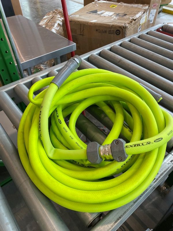 Photo 1 of *Major Damaged* Garden Hose 5/8 in. x 50 ft., Lightweight All-Weather Water Hose, Durable and Flexible, Leak-Free Connections