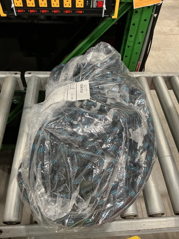 Photo 1 of 100Ft Non-Expandable Garden Hose, Flexible Water Hose with 10-Pattern Spray Nozzle, Lightweight Hose Pipe, Kink-Free, Leak-Proof, 3/4" Solid Metal Fittings