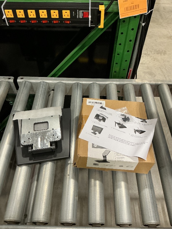 Photo 1 of 3-in-1 Mount Stand – CTA Multi-Flex Tablet Base and Support Installs on Walls or Folds for iPad 10th Gen 10.9" - 7/8/9 Gen 10.2” - Air 4 - Pro 11” - Galaxy Tab S3 - Silver (PAD-KMSB)