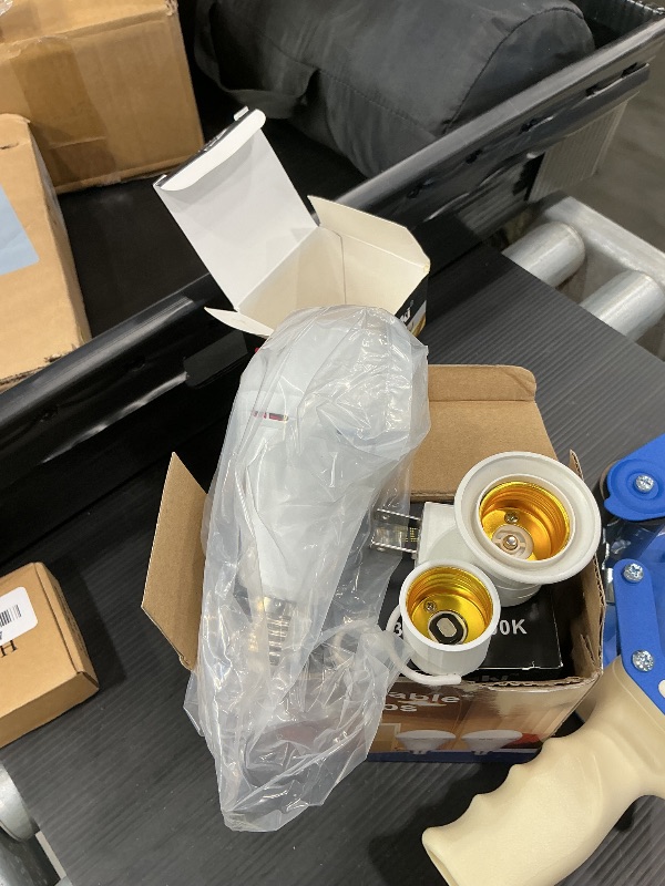 Photo 1 of 2 Pack Emergency Rechargeable Light Bulbs,Battery Operated Backup Light Bulb 9W E27 8500K 1200mAh White Equivalent Self-Charging LED Light Bulbs for Power Outage Camping Outdoor Activity