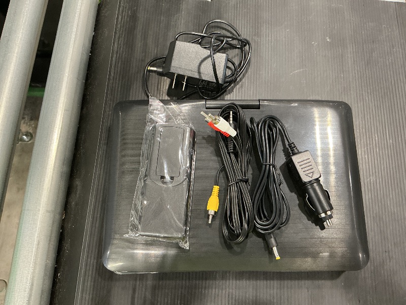 Photo 1 of 11.5" Portable DVD Player with 9.5" Swivel Screen, 5-Hours Rechargeable Battery,Car DVD Player for Kids,Support CD/DVD/SD Card/USB,Regions Free,Dual Speakers,Black