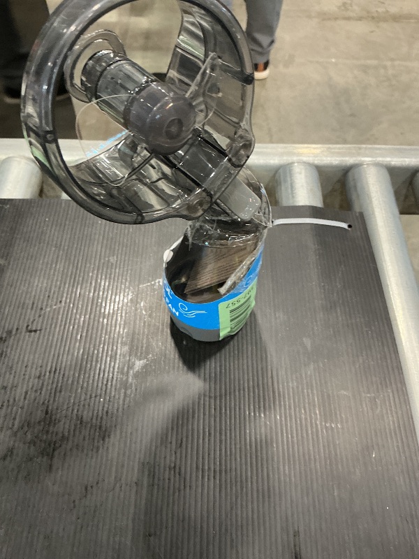 Photo 1 of **BIG CRACK IN FAN** O2COOL Deluxe Handheld Battery Powered Water Misting Fan (Grey)