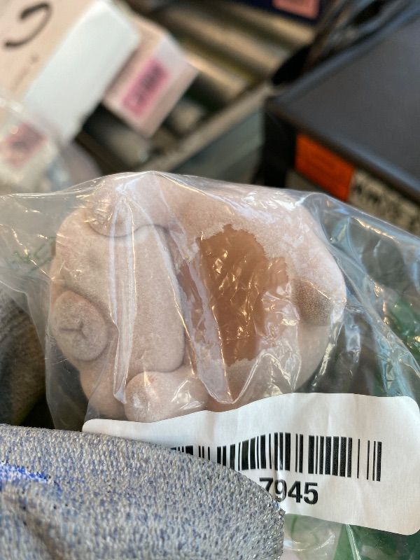 Photo 1 of *Major Damaged* Cute Furry Animal Rear View Mirror Accessories, Car Dashboard Ornament Center Screen Decoration Rearview Mirror Charm, Car Accessories Interior Decor for Women/Men **ONE ITEM IS DAMAGED**