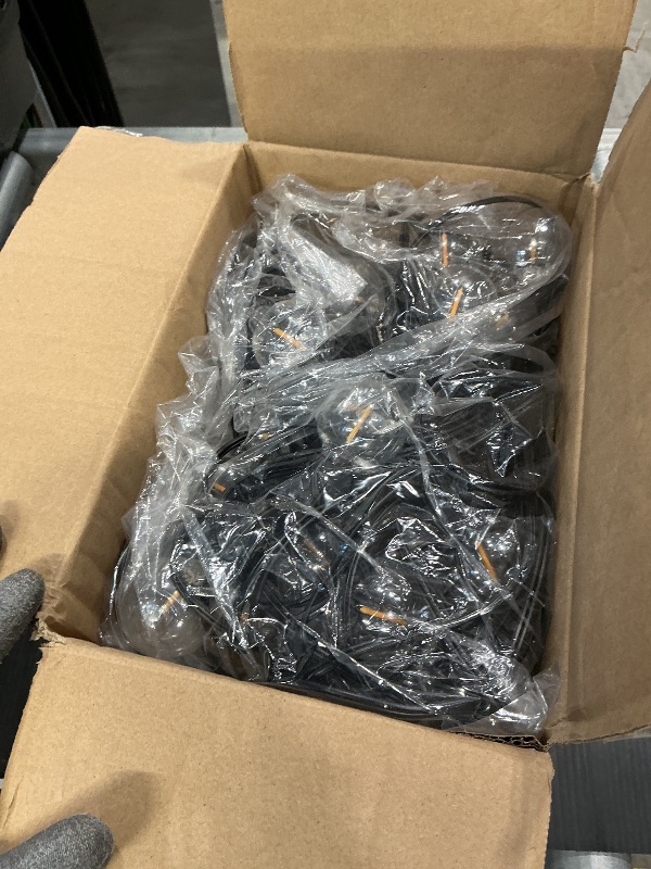 Photo 1 of 100ft 2-Pack Outdoor G40 LED Globe String Lights Dimmable Waterproof Shatterproof Light Strings with 52 Bulbs Connectable Commercial Hanging Lights for Christmas Patio House Backyard Balcony Party