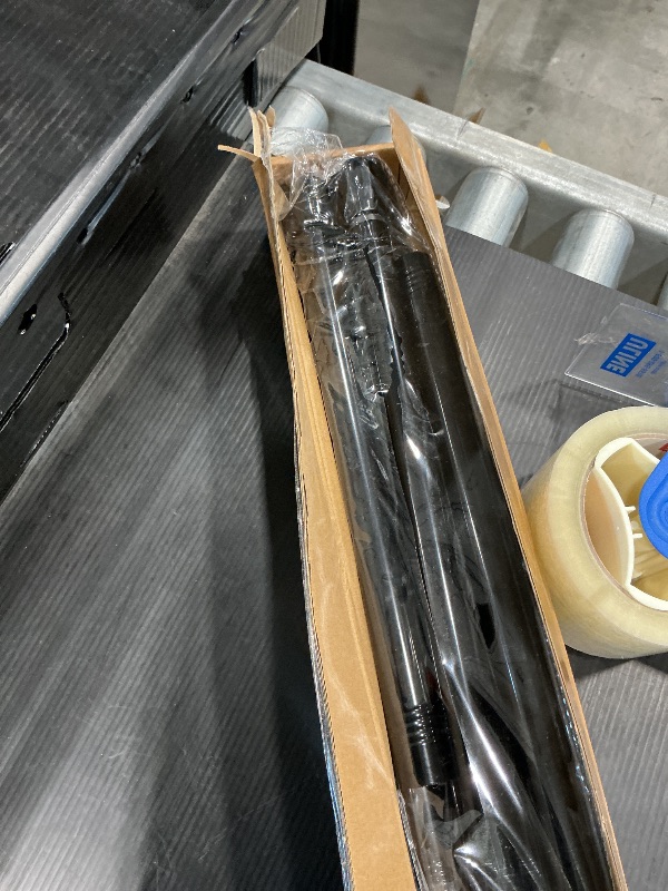 Photo 1 of 2 Pack Black Tension Curtain Rod for Windows 28 to 48 Inch,7/8"Small Shower Curtain Rod for Bathroom,Pressure Spring Tension Curtain Rod No Drilling for Closet Doorway Kitchen