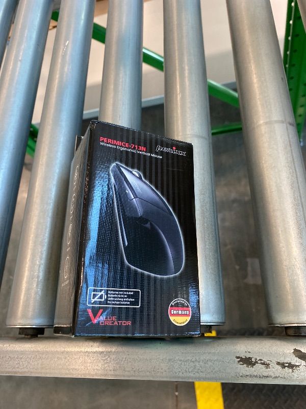 Photo 1 of ***MISSING USB*** Perixx PERIMICE-713 Wireless Ergonomic Vertical Mouse - 800/1200/1600 DPI - Right Handed - Recommended with RSI User
