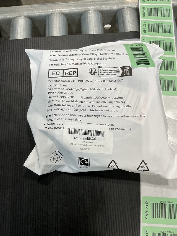 Photo 1 of 196”Wedge Weather Stripping Door Seal Strip for Door Frame,Self-Adhesive Window Insulation for Winter,Dark Foam Gap Filler for Light Noise Blocker,Front Exterior Door Side Draft Stopper,White