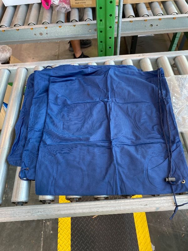 Photo 1 of **MISSING PIECES** Yeyeplum ONLY 3 Pcs Helmet Bag Welding Motorcycle Hood Bag with Drawstring Locking, Microfiber Large Lightweight for Football Hockey Ski Riding Racing Snowmobile Bicycle Bike Helmet Storage (Blue)